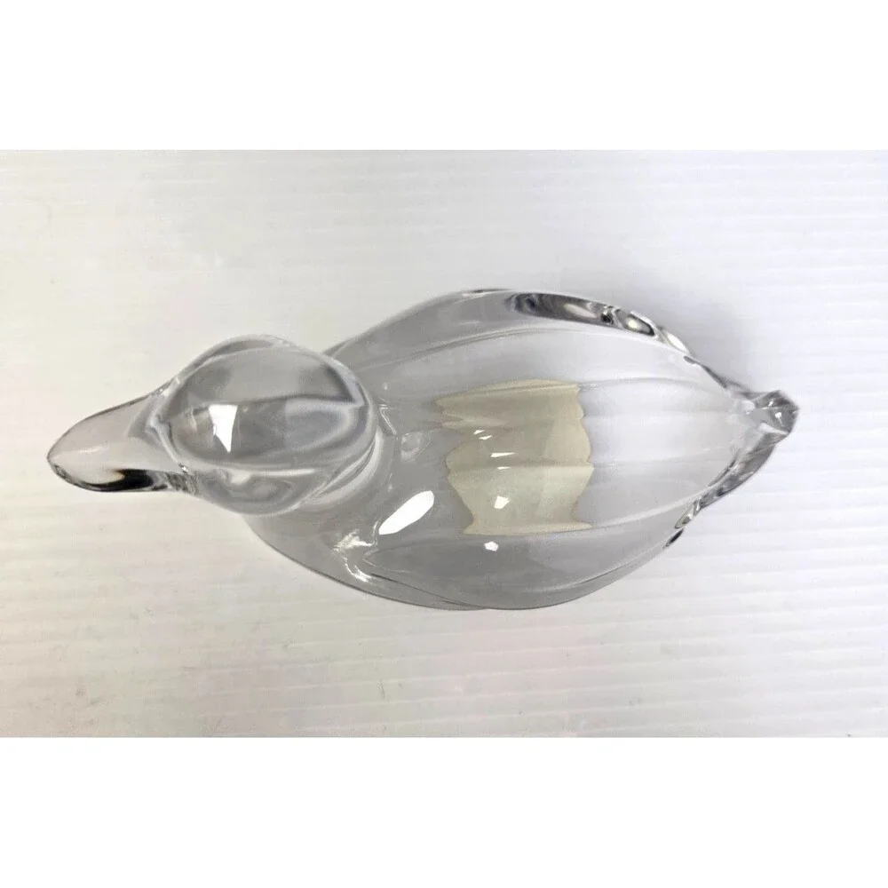 Vintage Princess House Lead Crystal Duck Figurine Paperweight W. Germany 24% - Picture 11 of 12